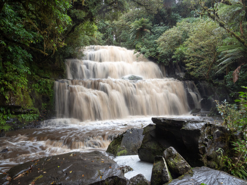 Purakaunui-Falls-after-rain